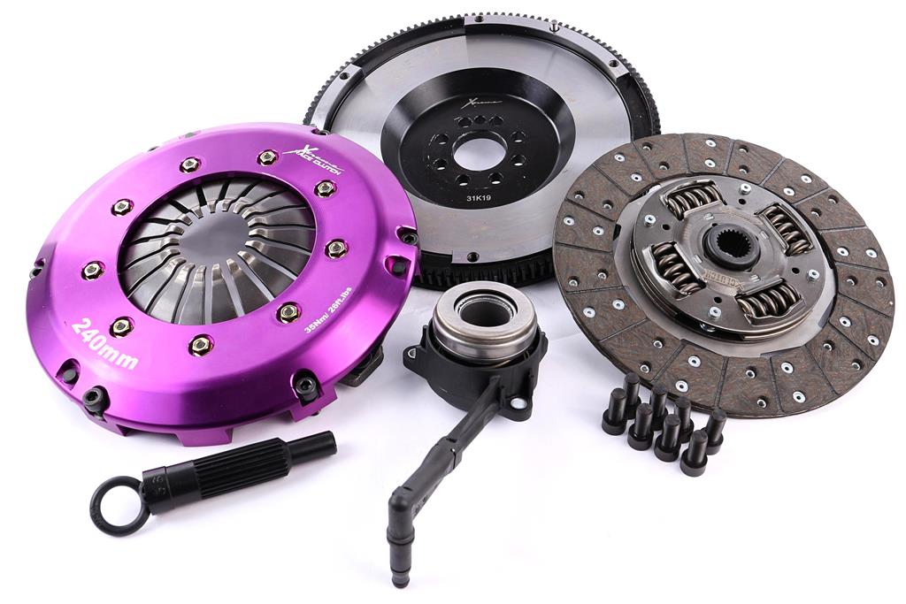 Clutch Kit - Xtreme Performance Heavy Duty Organic Incl Flywheel & CSC 600Nm  Conversion kit Dual-mass to solid flywheel A1 (8X1, 8XK) S1 quattro