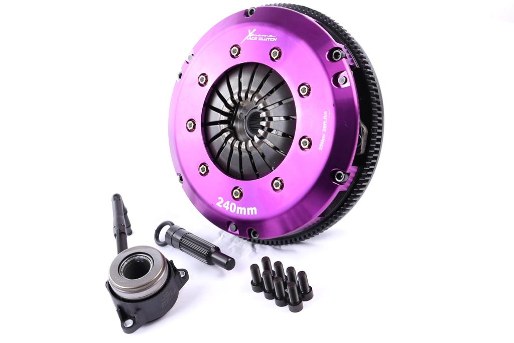 Clutch Kit - Xtreme Performance Heavy Duty Organic Incl Flywheel & CSC 600Nm  Conversion kit Dual-mass to solid flywheel A1 (8X1, 8XK) S1 quattro