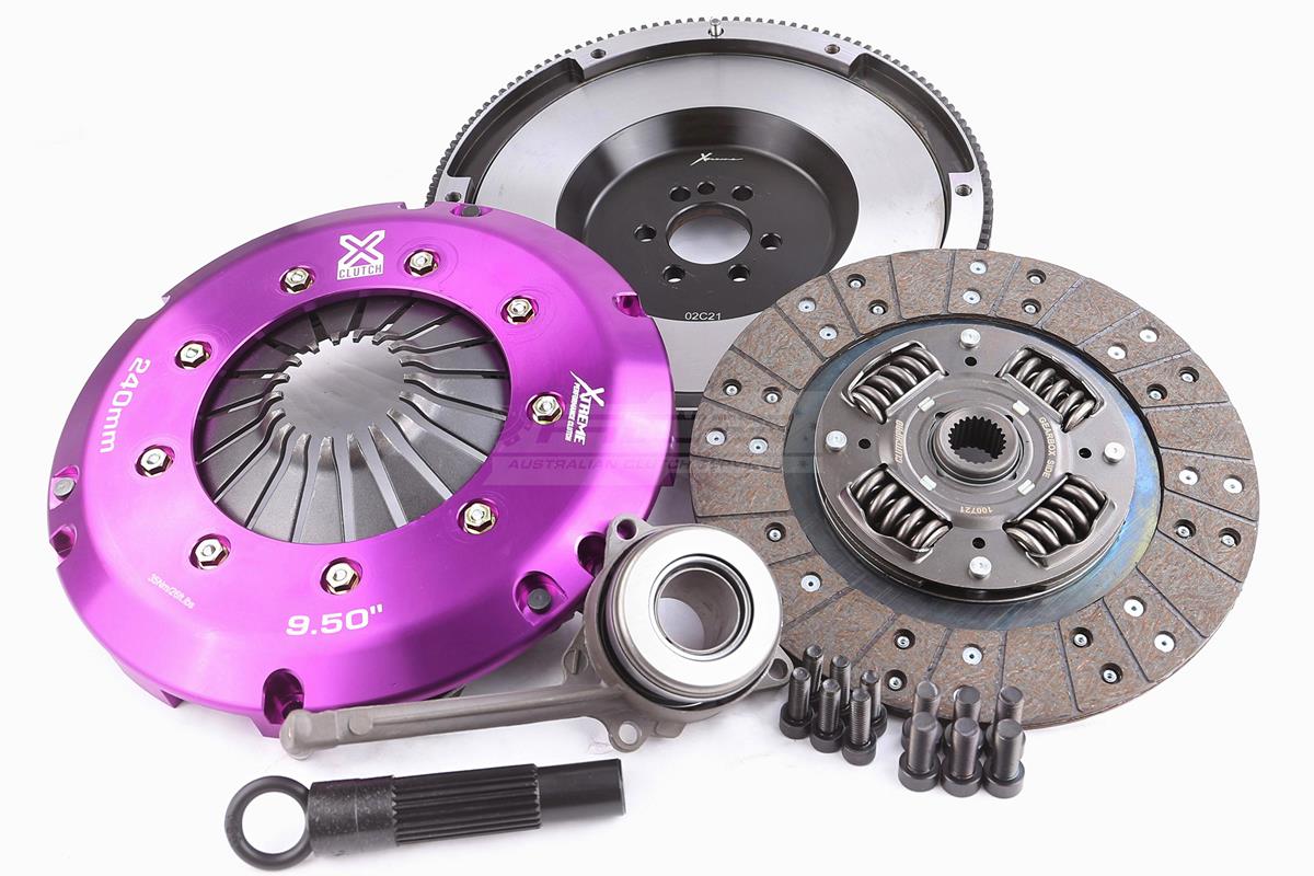 Clutch Kit - Xtreme Performance Heavy Duty Organic Incl Flywheel & CSC 600Nm Conversion kit Dual-mass to solid flywheel A3 (8P1) 2.0 TDI 16V quattro