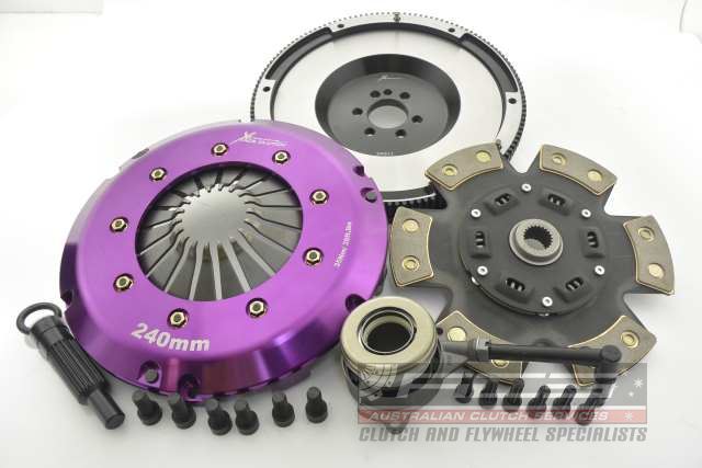 Clutch Kit - Xtreme Performance Race Sprung Ceramic Incl Flywheel & CSC 910Nm A3 (8P1) 2.0 TDI 16V quattro