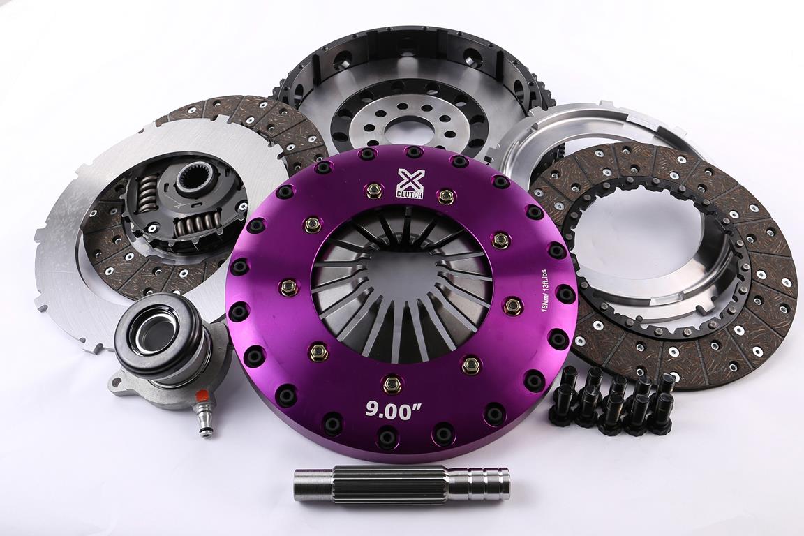 Xtreme Performance - 230mm Sprung hub Organic Twin Plate Clutch Kit Incl Flywheel & CSC 1000Nm FOCUS II 2.5 ST
