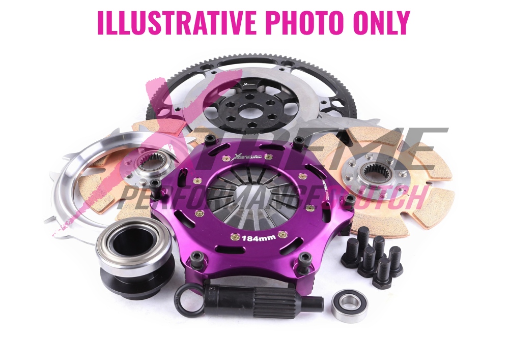 Performance - 184 mm stijve keramische koppelingsset met dubbele plaat incl. vliegwiel 1220 Nm SKYLINE (R34) 2.5