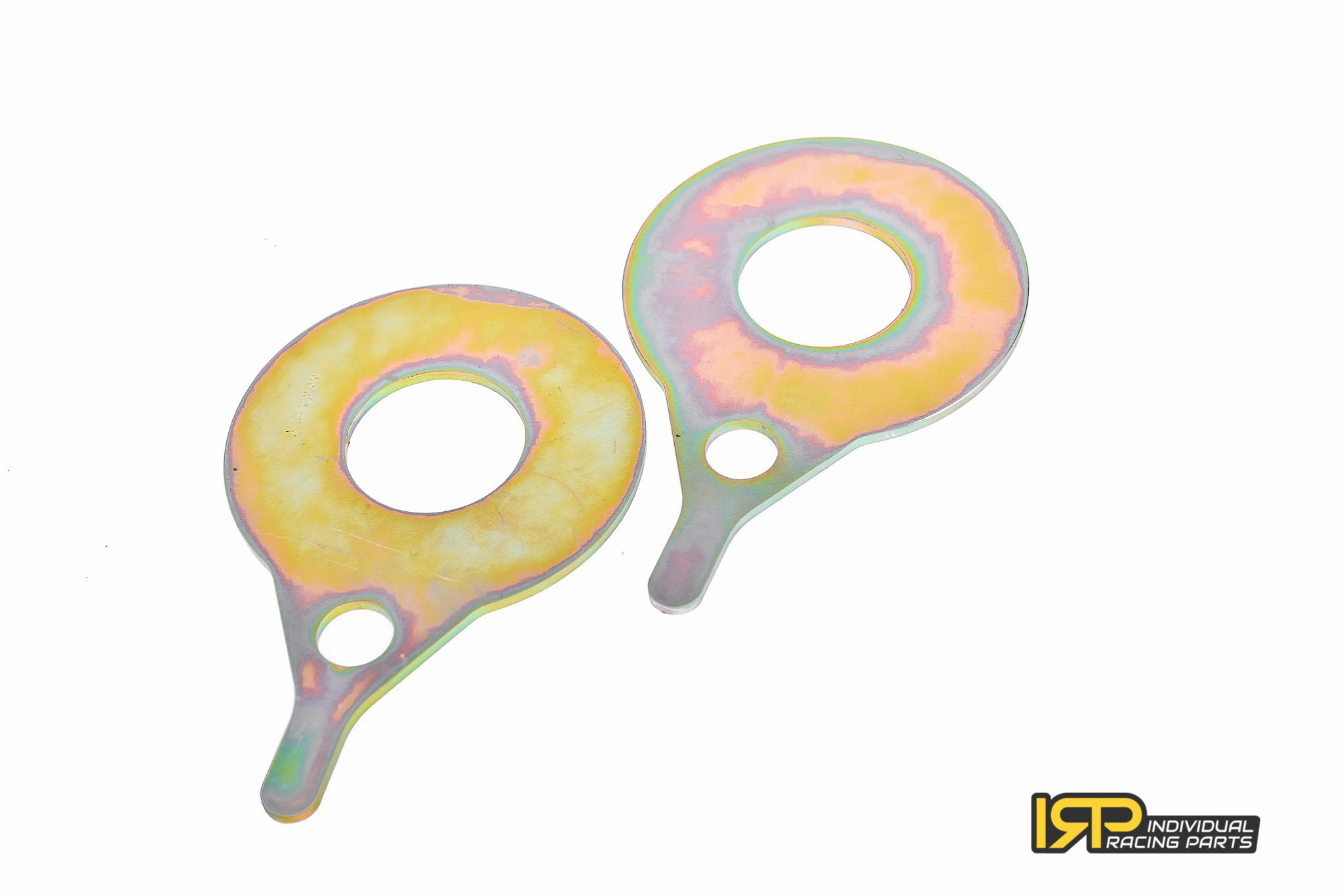 Verstevigingsplaten draagarm achter voor schroefveer BMW E46