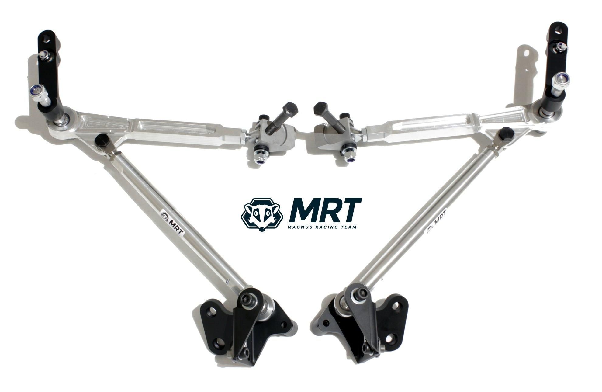 BMW E30 / E36 / E46 - RACE front control arms with roll-center / bump steer / quick steering -kit - E46 M3 / E46 M3 / Standard