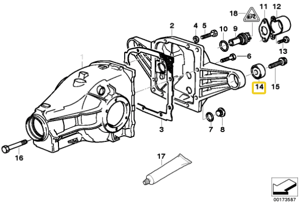 Differentieel aluminium bussen BMW E36